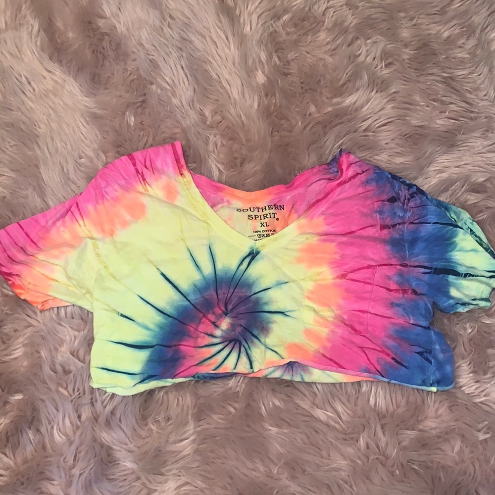 Tie dye crop top